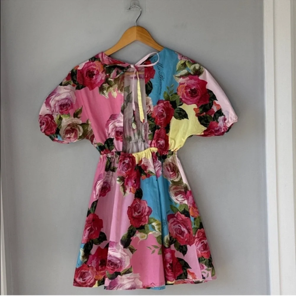 Miss Blumarine Floral Dress
